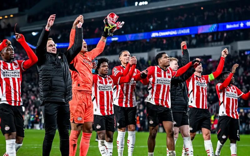 Biến động kèo trận PSV Eindhoven tại nhà cái